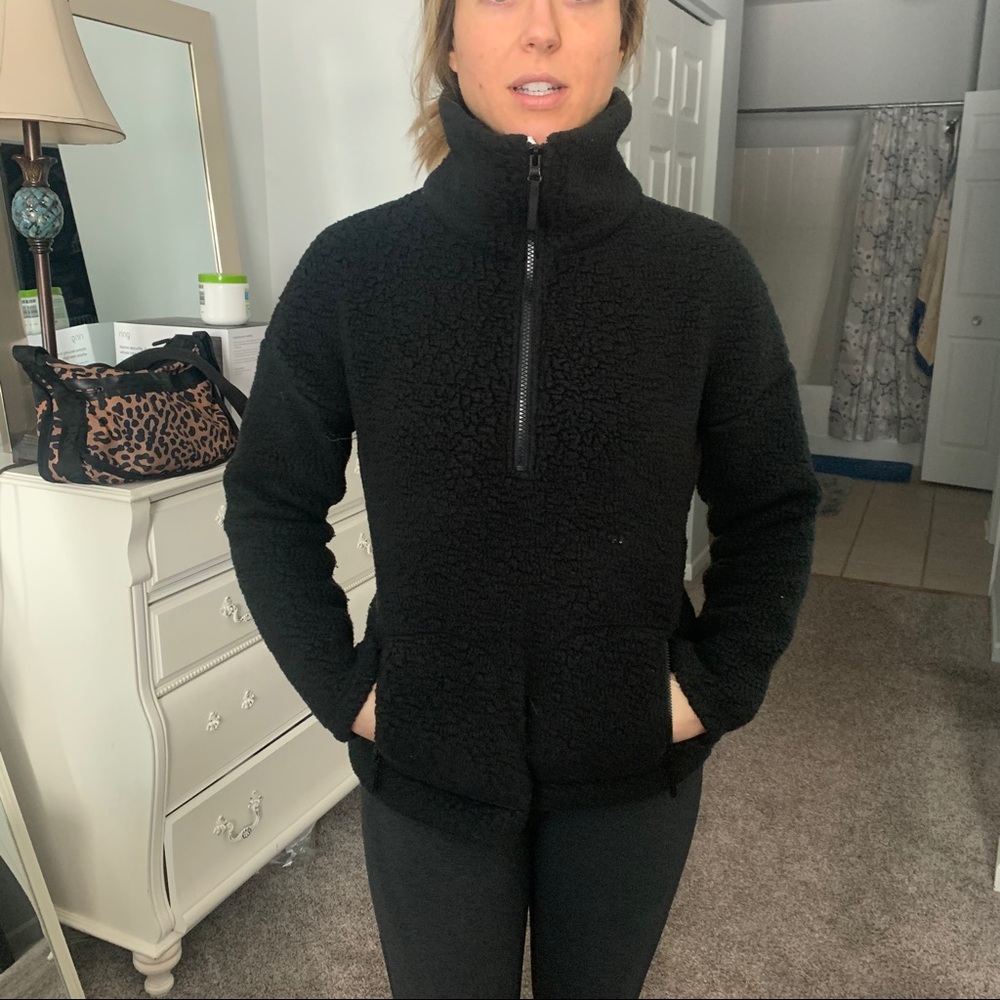 J crew fleece quarter zip-up. XS.